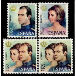 España Spain 2302/05 1975 Juan Carlos I y Doña Sofia Reyes de España MNH España Spain 2302/05 1975 Juan Carlos I y Doña Sofia Reyes de España MNH