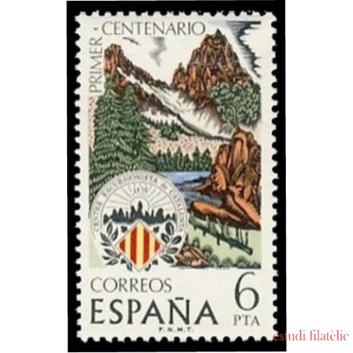 España Spain 2307 1976 Centenario del Centro excursionista de Catalunya MNH