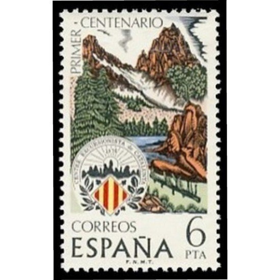 España Spain 2307 1976 Centenario del Centro excursionista de Catalunya MNH España Spain 2307 1976 Centenario del Centro excursionista de Catalunya MNH
