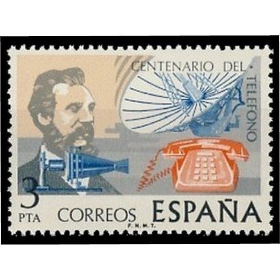 España Spain 2311 1976 Centenario del Teléfono MNH España Spain 2311 1976 Centenario del Teléfono MNH