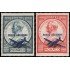 Monaco A 13/14 1946 Sello de 1946 con sobrecarga Luis II Avión MNH