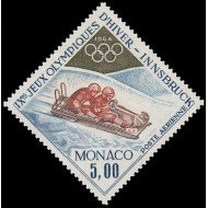 Monaco A 83 1964 JJOO de Invierno Innsbruck Bobsleigh MNH