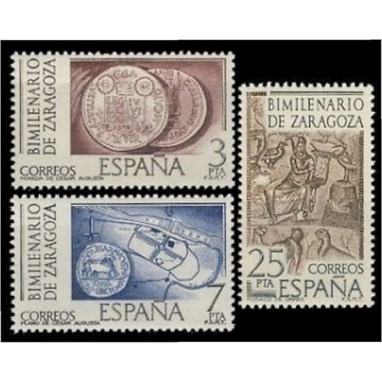 España Spain 2319/21 1976 Bimilenario Zaragoza MNH España Spain 2319/21 1976 Bimilenario Zaragoza MNH
