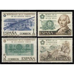España Spain 2322/25 1976 Bicentenario de la Independencia de los EEUU MNH España Spain 2322/25 1976 Bicentenario de la Independencia de los EEUU MNH