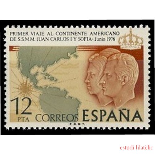 España Spain 2333 1976 Viaje Reyes MNH