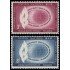 Naciones Unidas New York 46/47 1956 Día de los derechos humanos Llama de la libertad MNH