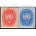 Naciones Unidas New York 60/61 1958 Serie Sello de la ONU MNH
