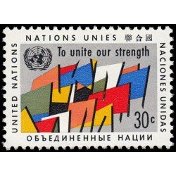 Naciones Unidas New York 88 1961 Serie Banderas MNH Naciones Unidas New York 88 1961 Serie Banderas MNH