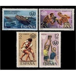 España Spain 2340/43 1976 XXI Juegos Olímpicos en Montreal MNH España Spain 2340/43 1976 XXI Juegos Olímpicos en Montreal MNH