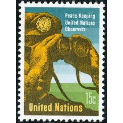 Naciones Unidas New York Nº 155 1966 Observadores militares de la ONU Oficial de la ONU Lujo Naciones Unidas New York Nº 155 1966 Observadores militares de la ONU Oficial de la ONU Lujo