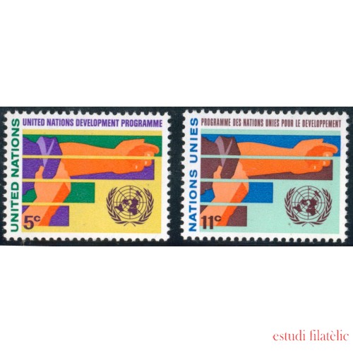Naciones Unidas  New York  Nº 161/62   1967  Programa de desarrollo Símbolo Lujo