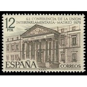 España Spain 2359 1976 LXIII Conferencia de la unión Interparlamentaria MNH