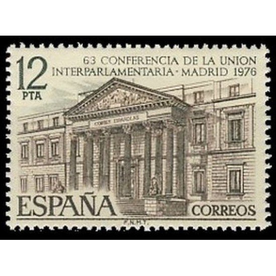 España Spain 2359 1976 LXIII Conferencia de la unión Interparlamentaria MNH España Spain 2359 1976 LXIII Conferencia de la unión Interparlamentaria MNH