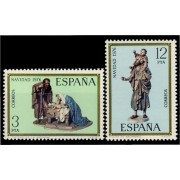 España Spain 2368/69 1976 Navidad MNH