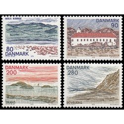 Dinamarca Denmark 691/94 1979 Paisajes de Jutlandia Norte MNH Dinamarca Denmark 691/94 1979 Paisajes de Jutlandia Norte MNH