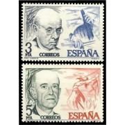España Spain 2379/80 1976 Centenario del nacimiento de Pau Casals y Manuel de Falla MNH
