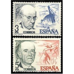 España Spain 2379/80 1976 Centenario del nacimiento de Pau Casals y Manuel de Falla MNH España Spain 2379/80 1976 Centenario del nacimiento de Pau Casals y Manuel de Falla MNH