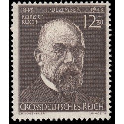 Alemania Imperio Germany 783 1944 Centenario de R.Koch Retrato MH Alemania Imperio Germany 783 1944 Centenario de R.Koch Retrato MH