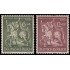 Alemania Imperio 779/80 1943 Corporación de orfebrería Caballero y caballo MH