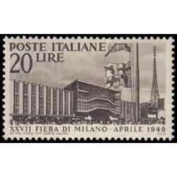 Italia Italy 536 1949 27 Feria de Milán MNH Italia Italy 536 1949 27 Feria de Milán MNH