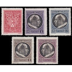 Vaticano 90/94 1940 Serie Pio XII MH Vaticano 90/94 1940 Serie Pio XII MH