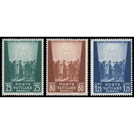 Vaticano 102/04 1943 A favor víctimas de la guerra MH