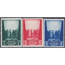 Vaticano 109/11 1944 Por las víctimas de la guerra MNH Vaticano 109/11 1944 Por las víctimas de la guerra MNH