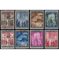Vaticano 150/57 1950 Año Santo MH