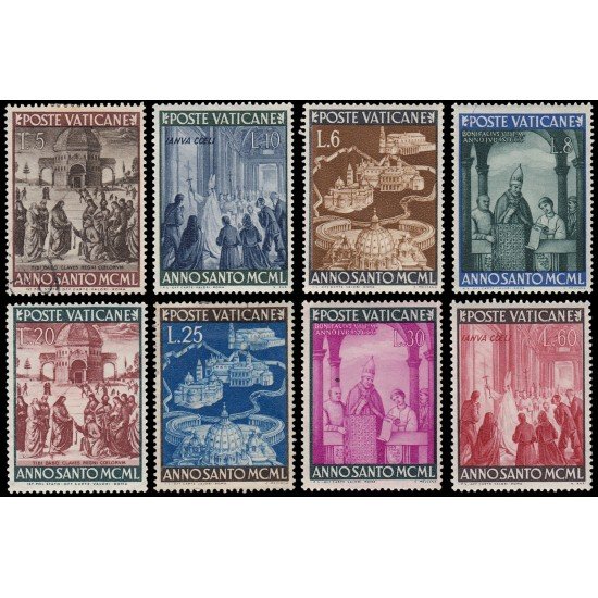 Vaticano 150/57 1950 Año Santo MH Vaticano 150/57 1950 Año Santo MH