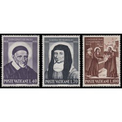 Vaticano 313/15 1960 3º Centenario muerte de St. Vicente de Paul y Sta.Luisa de Marillac MNH Vaticano 313/15 1960 3º Centenario muerte de St. Vicente de Paul y Sta.Luisa de Marillac MNH