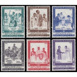 REL/S Vaticano 422/27 1965 Canonización de 22 mártires ugandeses MNH REL/S Vaticano 422/27 1965 Canonización de 22 mártires ugandeses MNH