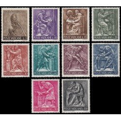 REL/S Vaticano 441/50 1966 Serie Artes y oficios MNH REL/S Vaticano 441/50 1966 Serie Artes y oficios MNH