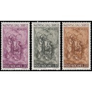REL/S Vaticano 463/65 1966  Navidad MNH