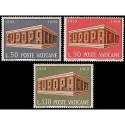 REL/S Vaticano 488/90 1969 Europa MNH REL/S Vaticano 488/90 1969 Europa MNH