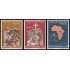 REL/S Vaticano 491/93 1969 Viaje de Pablo VI a Uganda MNH
