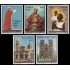 REL/S Vaticano 513/17 1970 Visita de S S Pablo VI a las Filipinas y Australia MNH