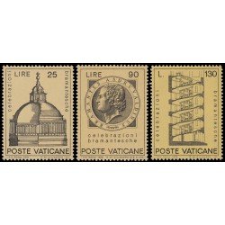 REL/S Vaticano 533/35 1972 Bramante arquitecto Edificio Escalera Efigie MNH REL/S Vaticano 533/35 1972 Bramante arquitecto Edificio Escalera Efigie MNH
