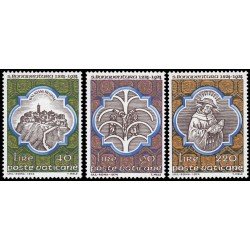 Vaticano 579/81 1974 7º Centenario de la muerte de St. Buenaventura Bagnoregio MNH Vaticano 579/81 1974 7º Centenario de la muerte de St. Buenaventura Bagnoregio MNH