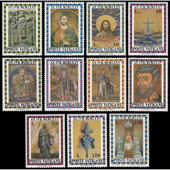 Vaticano 582/92 1975 Año Santo MNH