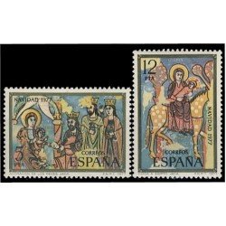 España Spain 2446/47 1977 Navidad MNH