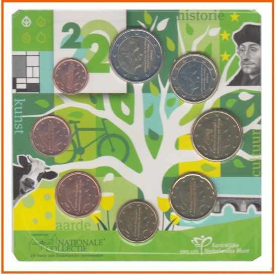 Holanda 2022 Cartera Oficial Monedas € euros Blister Los 4 Elementos - La Tierra - Holanda 2022 Cartera Oficial Monedas € euros Blister Los 4 Elementos - La Tierra -