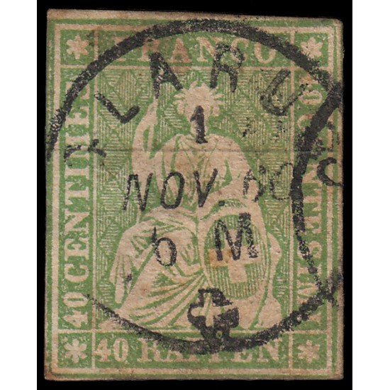 Suiza Switzerland 30 854-62 Helvetia sentada Usado