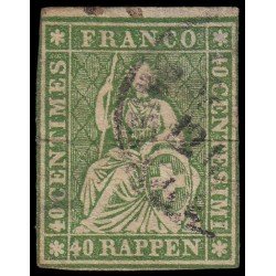 Suiza Switzerland 30 854-62 Helvetia sentada Usado Suiza Switzerland 30 854-62 Helvetia sentada Usado