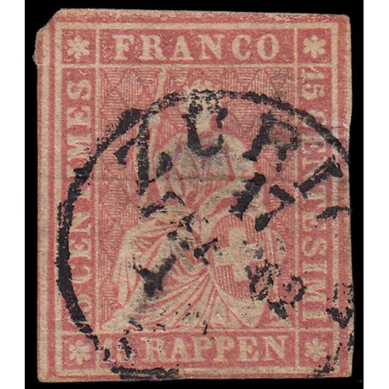 Suiza Switzerland 28 854-62 Helvetia sentada Usado Suiza Switzerland 28 854-62 Helvetia sentada Usado