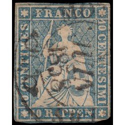 Suiza Switzerland 27 854-62 Helvetia sentada Usado Suiza Switzerland 27 854-62 Helvetia sentada Usado