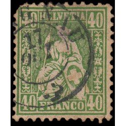 Suiza Switzerland 39 1862 Helvetia sentada Usados Suiza Switzerland 39 1862 Helvetia sentada Usados