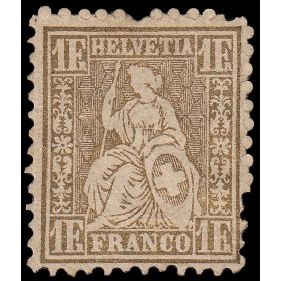 Suiza Switzerland 41 1962 Helvetia sentada MNH Suiza Switzerland 41 1962 Helvetia sentada MNH