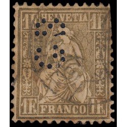 Suiza Switzerland 41 1962 Helvetia sentada Usado Suiza Switzerland 41 1962 Helvetia sentada Usado