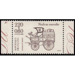 France Francia 2526 1988 Día del sello Sello de carnet MNH France Francia 2526 1988 Día del sello Sello de carnet MNH