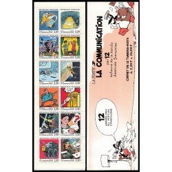 France Francia BC2515 1988 La Comunicación Autores de cómic franceses Gran premio del festival de Angouleme MNH France Francia BC2515 1988 La Comunicación Autores de cómic franceses Gran premio del festival de Angouleme MNH